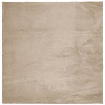 Soft & Washable Rug HUARTE 200x200 cm - Sand Color