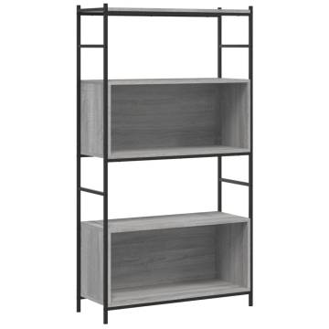 Bookshelf Grey Sonoma 80x30x145.5 cm - Durable & Stylish