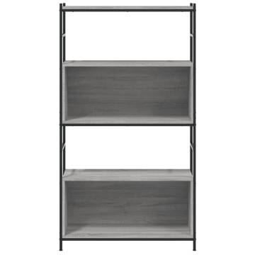 Bookshelf Grey Sonoma 80x30x145.5 cm - Durable & Stylish