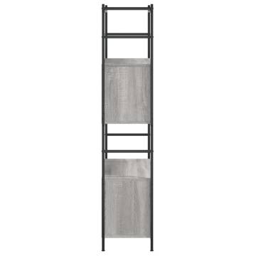 Bookshelf Grey Sonoma 80x30x145.5 cm - Durable & Stylish