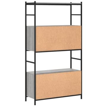 Bookshelf Grey Sonoma 80x30x145.5 cm - Durable & Stylish