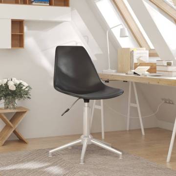 Swivel Office Chair Light Grey PP - Stylish & Adjustable