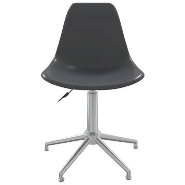 Swivel Office Chair Light Grey PP - Stylish & Adjustable