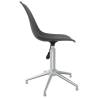 Swivel Office Chair Light Grey PP - Stylish & Adjustable