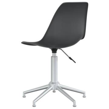 Swivel Office Chair Light Grey PP - Stylish & Adjustable