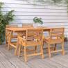 Garden Table 150x90x75 cm - Solid Acacia Wood for Outdoor Use