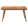 Garden Table 150x90x75 cm - Solid Acacia Wood for Outdoor Use