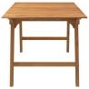 Garden Table 150x90x75 cm - Solid Acacia Wood for Outdoor Use