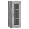 Stylish Highboard Grey Sonoma | 34.5x34x180 cm