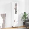 Highboard High Gloss White 34.5x34x180 cm Engineered Wood Colour high gloss white Quantity in Package 1 Model 1 door 