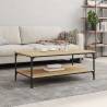 Coffee Table Sonoma Oak 100x55x40 cm Engineered Wood Colour sonoma oak Size 100 x 55 x 40 cm Quantity in Package 1 