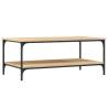 Elegant Sonoma Oak Coffee Table - 100x55x40 cm