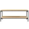 Elegant Sonoma Oak Coffee Table - 100x55x40 cm