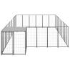 Durable Steel Dog Kennel - 19.36 m² Outdoor Play Paradise