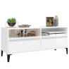 High Gloss White TV Cabinet - Stylish Storage Solution