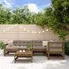 6 Piece Garden Lounge Set Honey Brown Solid Wood Pine Colour honey brown pine Number of 6 