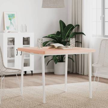 Solid Wood Beech Table Top - 80x80x4 cm | HipoMarket