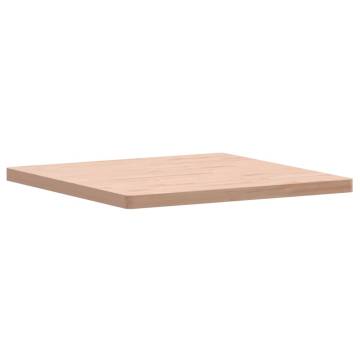 Solid Wood Beech Table Top - 80x80x4 cm | HipoMarket