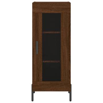 Elegant Highboard Brown Oak - Stylish Storage Solution