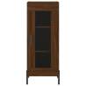 Elegant Highboard Brown Oak - Stylish Storage Solution