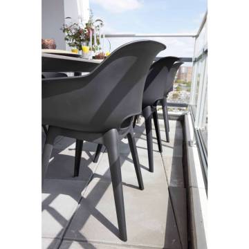 Keter Akola Outdoor Chairs - Set of 2 in Graphite