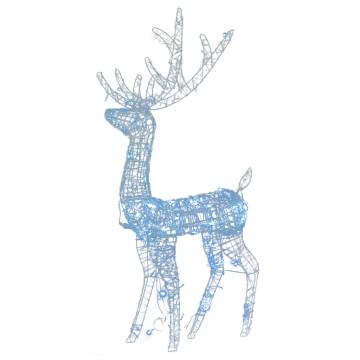 Acrylic Reindeer Christmas Decorations - 3 pcs - 120 cm