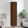 Highboard Brown Oak 34.5x34x180 cm Engineered Wood Colour brown oak Quantity in Package 1 Model 1 door 