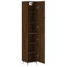 Stylish Highboard Brown Oak - Engineered Wood Storage Solution