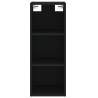 Stylish Highboard Black 34.5x34x180 cm - Hipomarket UK