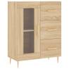 Stylish Highboard Sonoma Oak - 69.5x34x180 cm | Hipo Market