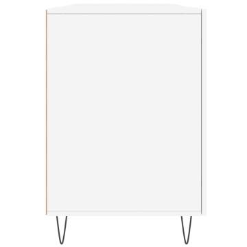 Elegant White Desk 140x50 cm - Durable & Stylish Storage