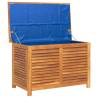 Garden Storage Box with Louver - 90x50x56 cm Solid Wood