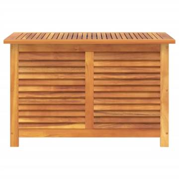 Garden Storage Box with Louver - 90x50x56 cm Solid Wood