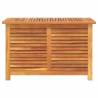 Garden Storage Box with Louver - 90x50x56 cm Solid Wood