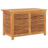 Garden Storage Box with Louver - 90x50x56 cm Solid Wood