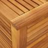 Garden Storage Box with Louver - 90x50x56 cm Solid Wood