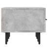 Stylish Concrete Grey TV Cabinet - 150x36x30 cm