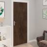 Self-adhesive Dark Oak Door Films - 4 pcs PVC | HipoMarket