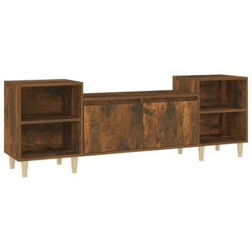 Stylish Smoked Oak TV Cabinet - 160x35x55 cm | HipoMarket