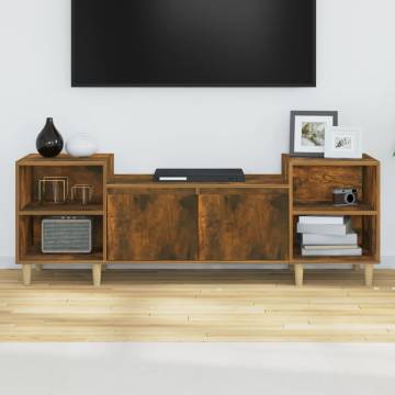 Stylish Smoked Oak TV Cabinet - 160x35x55 cm | HipoMarket