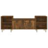 Stylish Smoked Oak TV Cabinet - 160x35x55 cm | HipoMarket