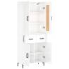 Highboard High Gloss White - Elegant Storage Solution