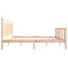 King Size Solid Wood Bed Frame - 150x200 cm