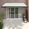 Retractable Awning Cream 3x2.5 m Fabric and Aluminium Colour cream (black frame) Size 3 x 2.5 m Quantity in Package 1 