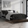 Black Bed Frame 120x190 cm | Stylish Engineered Wood Design