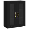 Highboard Black 69.5x34x180 cm | Stylish Engineered Wood Furniture