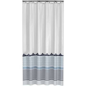 Sealskin Marrakech Shower Curtain 180 cm Blue - Stylish & Water Repell