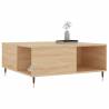 Elegant Coffee Table Sonoma Oak - 80x80 cm | Hipo Market