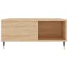 Elegant Coffee Table Sonoma Oak - 80x80 cm | Hipo Market