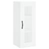 Elegant White Highboard - 34.5x34x180 cm | Hipomarket